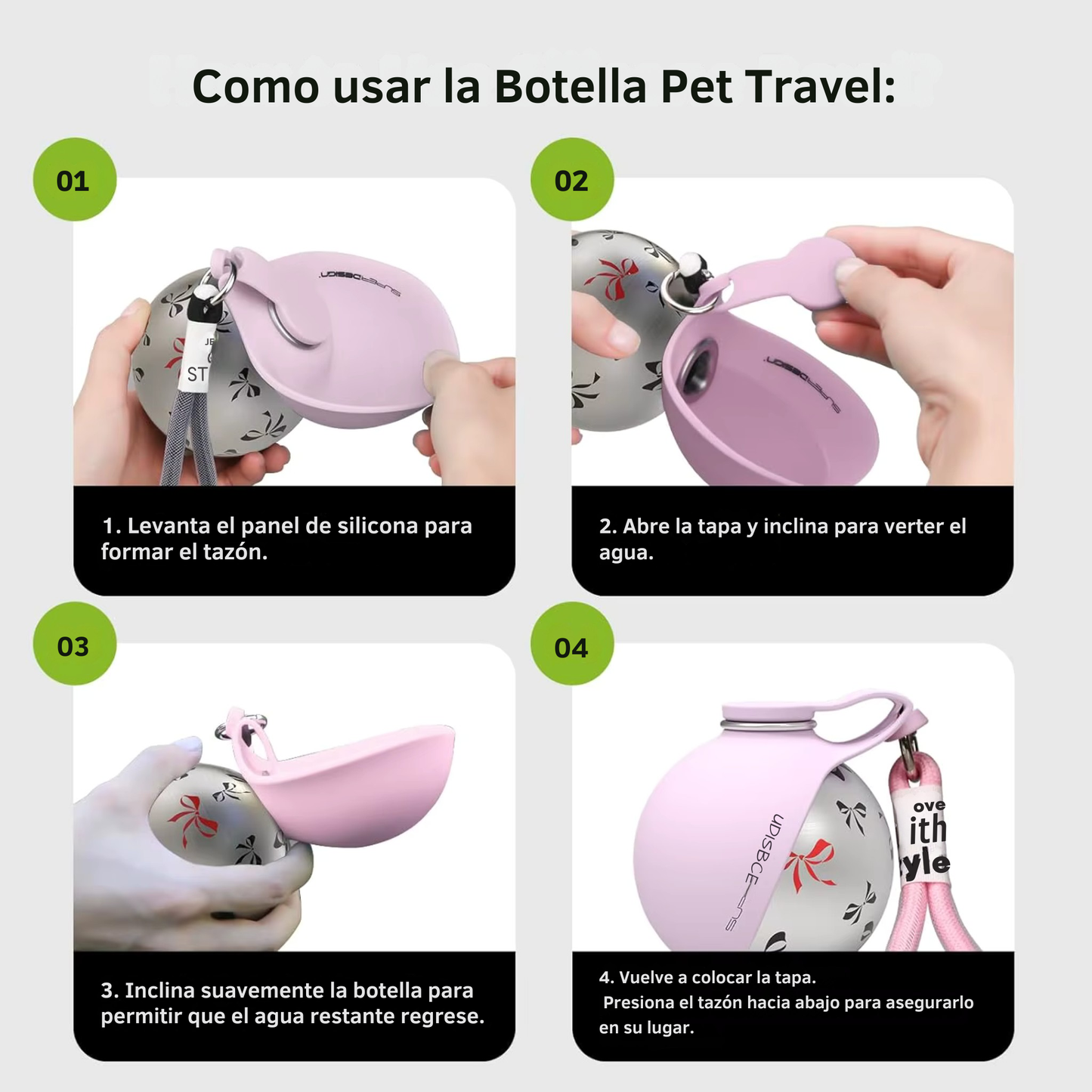 Botella Pet Travel